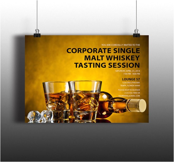 Bourbon Tasting Party Invitations Instant Download Bourbon Whiskey Tasting Corporate