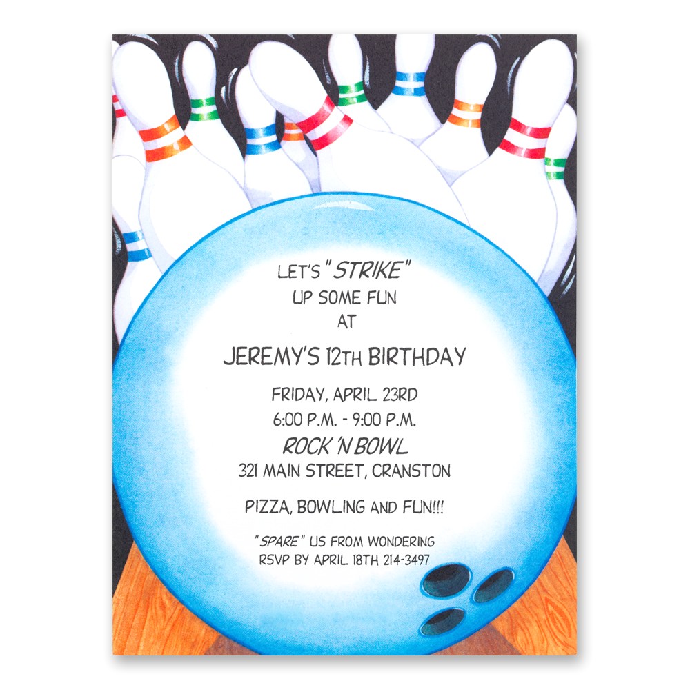 Bowling Party Invitation Template Word Bowling Party Invitations Templates Ideas Bowling Party