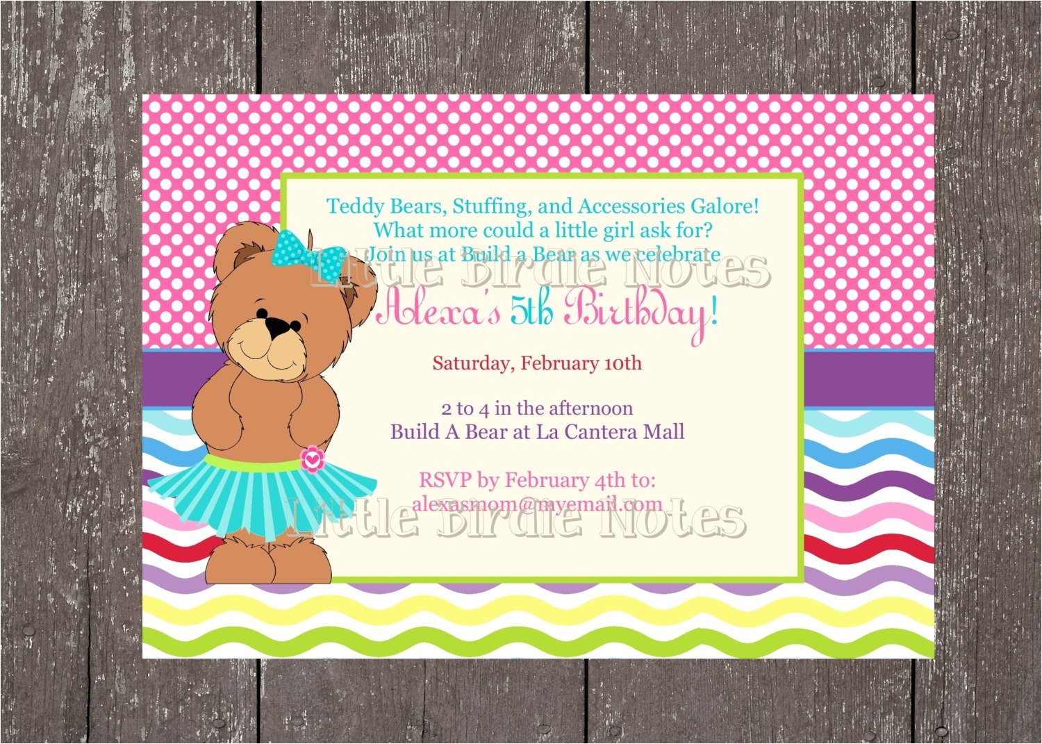 Build A Bear Party Invitations Printable Teddy Bear Party Build A Bear Birthday Printable Diy Little