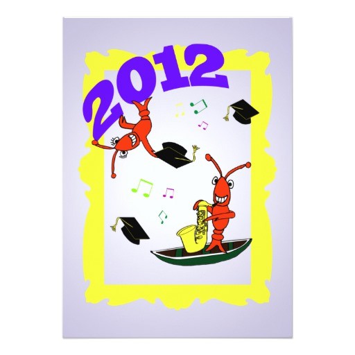 Cajun themed Party Invitations Cajun themed Graduation 2012 Party Invitation Zazzle