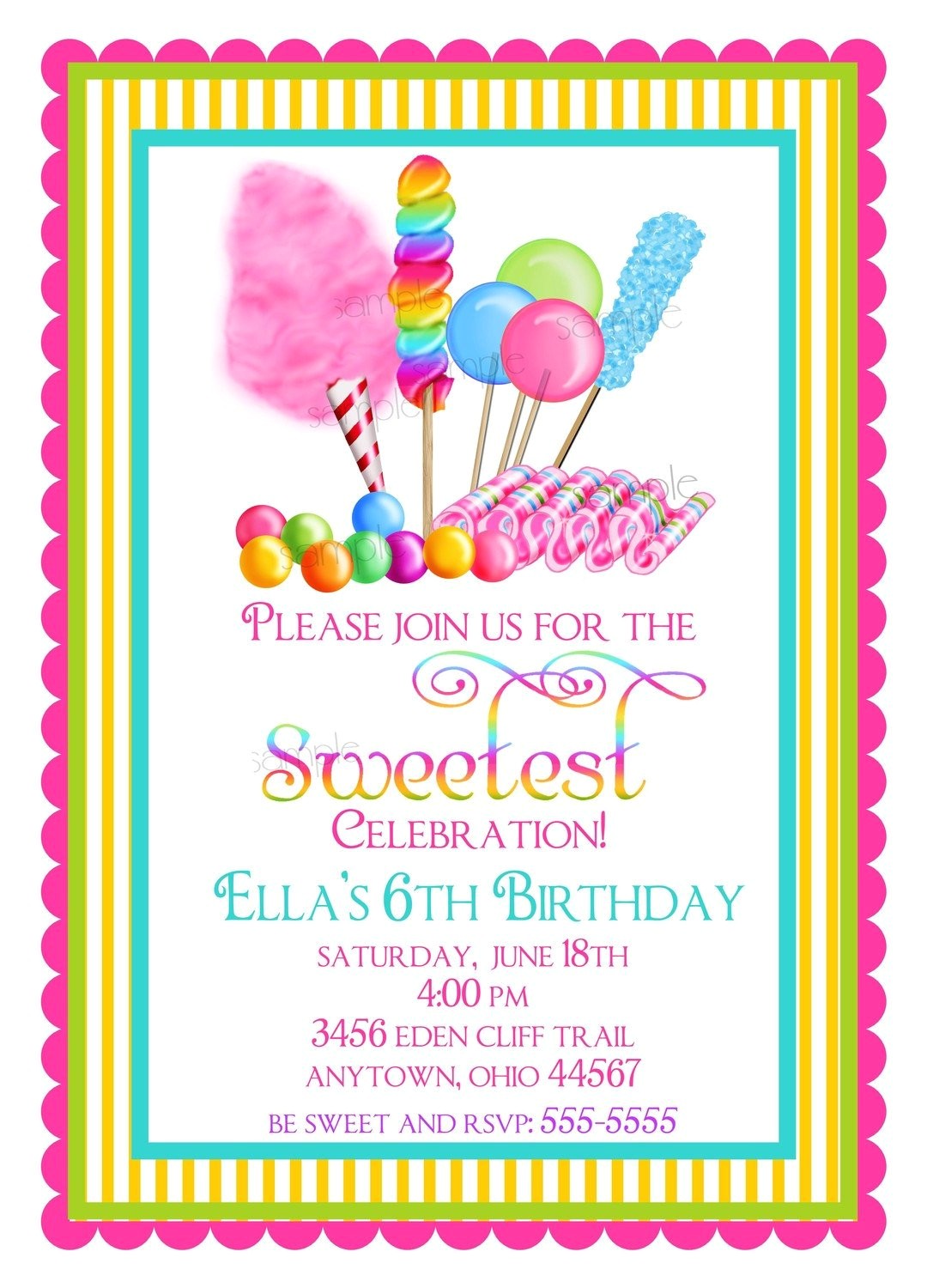 Candyland Party Invitation Wording Candyland Invitation Ideas Party Invitations Ideas