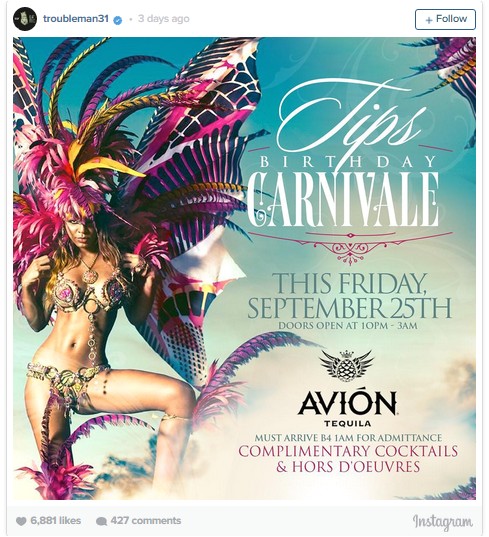 Caribbean Party Invitations social Media Cries Copywrong after Rapper T I Lifts A