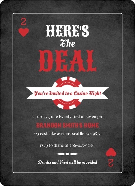 Casino theme Party Invitations Template Free Black and Red Casino Chips Casino Night Invitation Poker Casino theme Party Invitations Template Free Black and Red Casino Chips Casino Night Invitation Poker