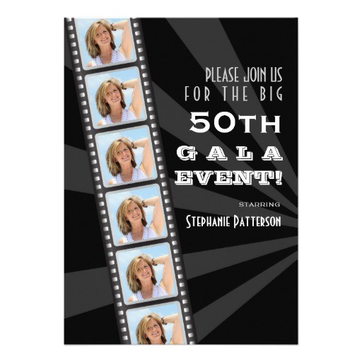 Celebrity Party Invitations Most Popular 50th Birthday Party Invitations