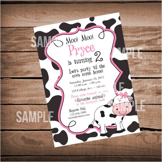 Chick Fil A Birthday Party Invitations Cow Birthday Party Invitations Lijicinu Fe2eaff9eba6