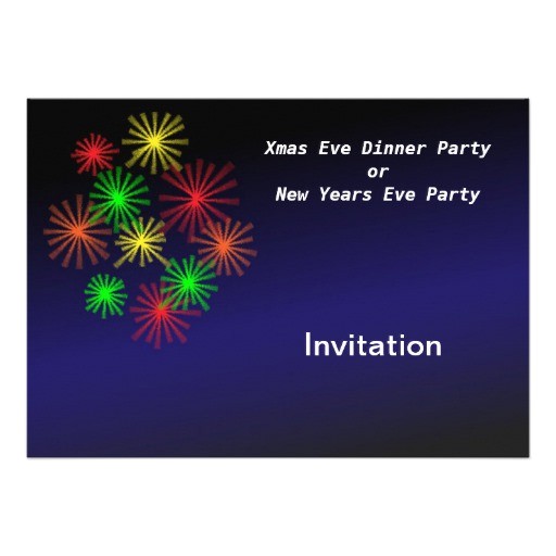 Christmas Eve Party Invitations Christmas Party or New Years Eve Party Invitation Zazzle