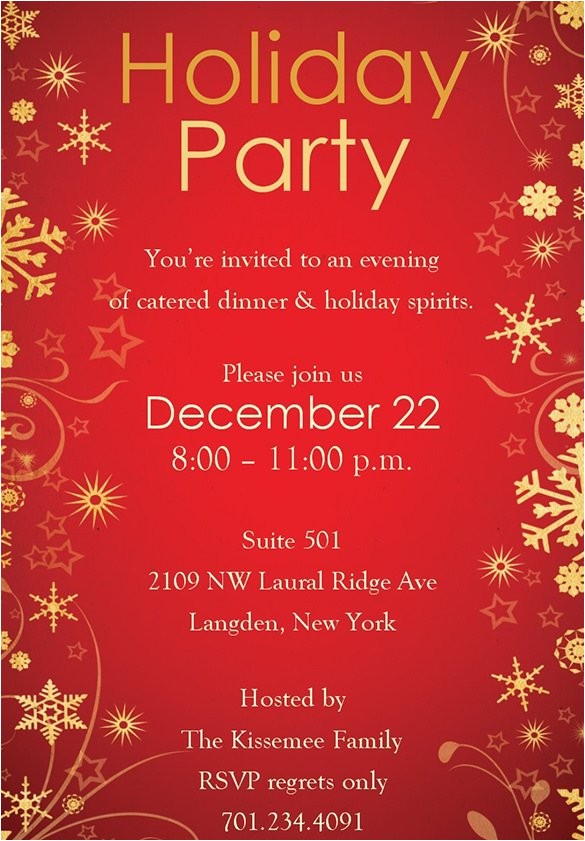 Christmas Party Invitation Email Templates Free Holiday Invitation Template 17 Psd Vector Eps Ai Pdf