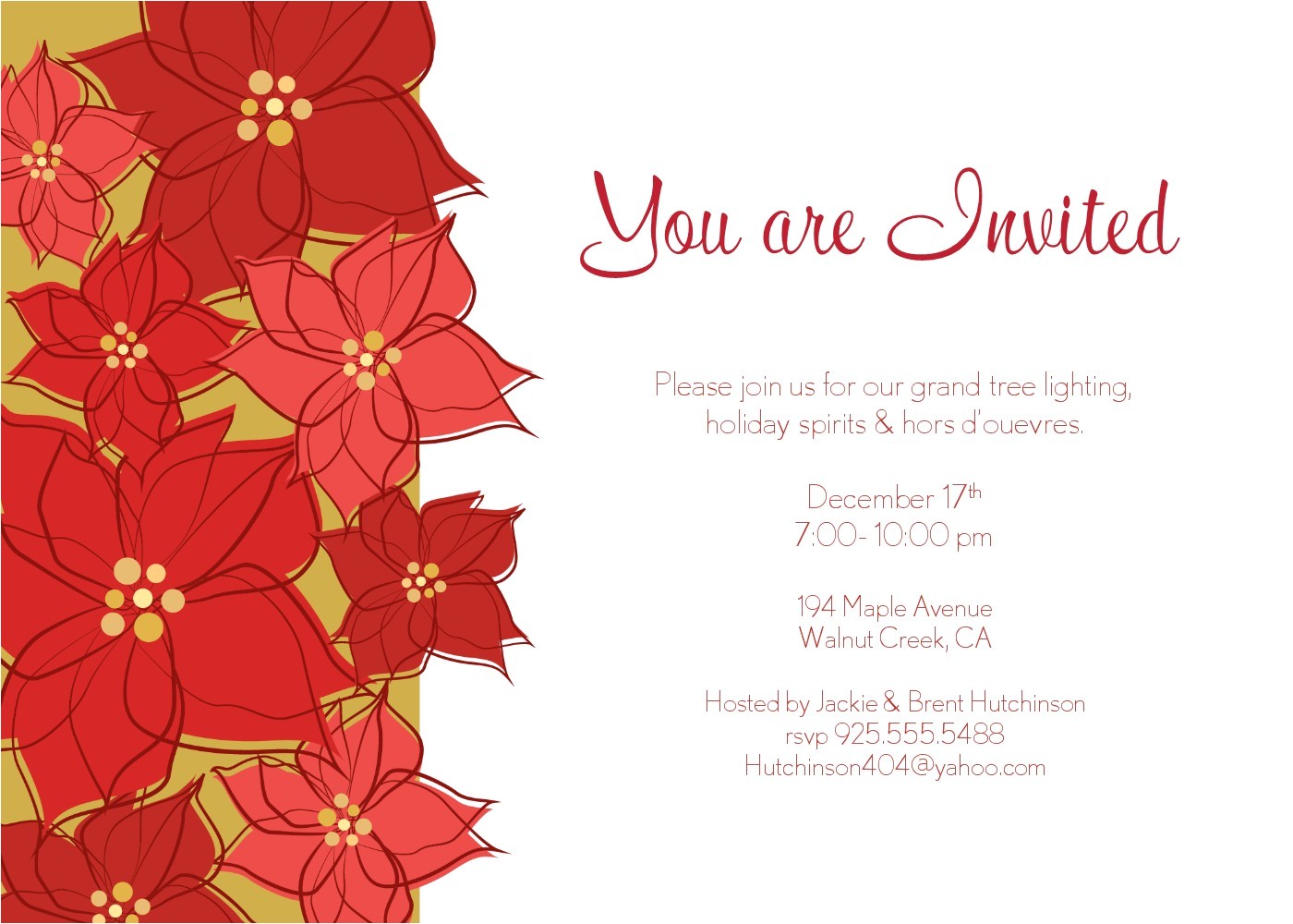 Christmas Party Invitation Template Outlook Christmas Invitations for Outlook Party Invitations Ideas