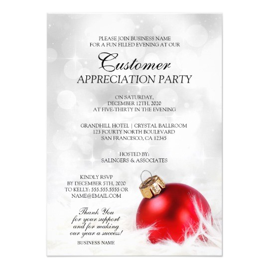 Client Appreciation Party Invitation Elegant Holiday Customer Appreciation Party Invite Client Appreciation Party Invitation Elegant Holiday Customer Appreciation Party Invite