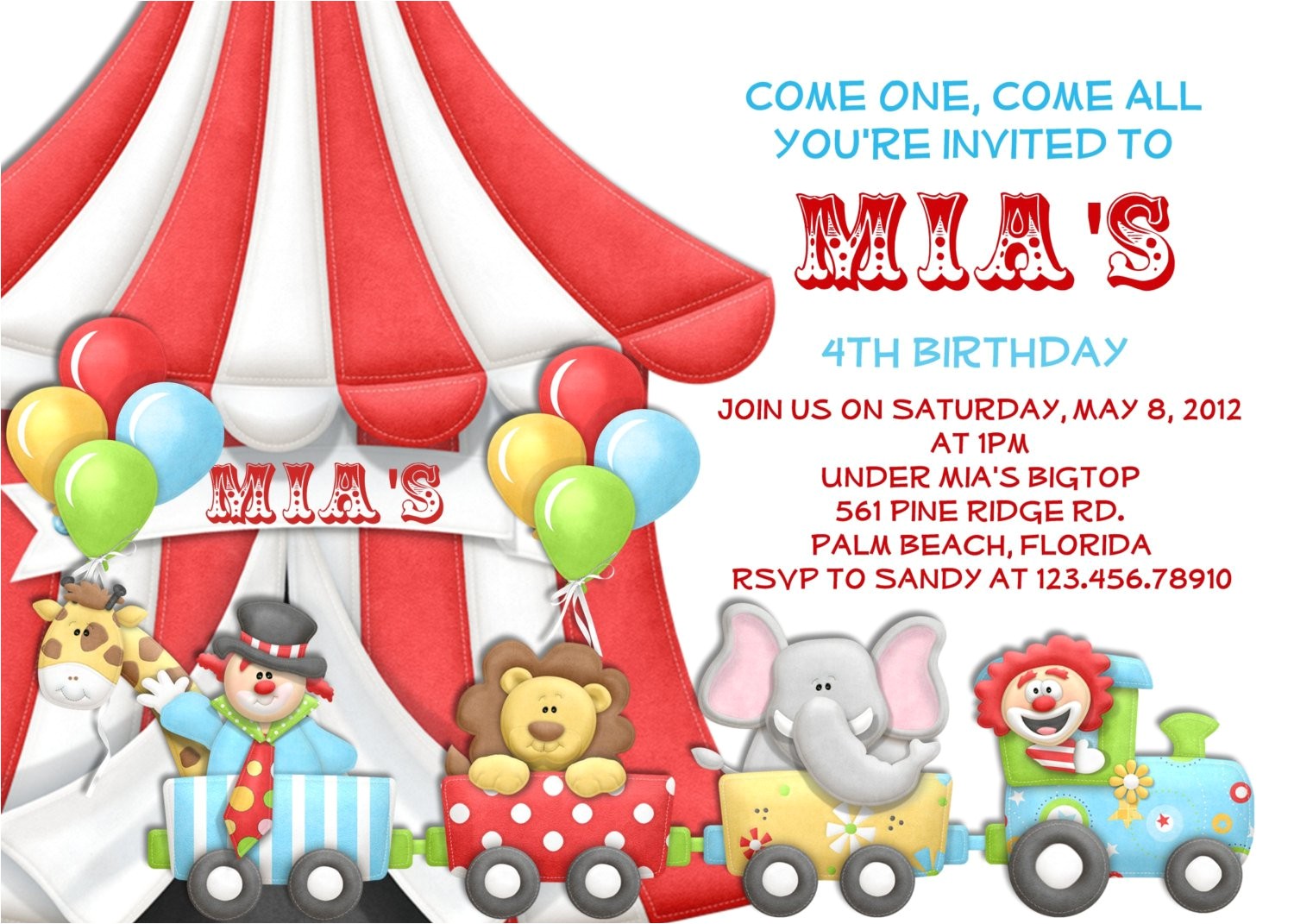 Clown Birthday Party Invitations Circus Invitations Birthday Party Best Party Ideas