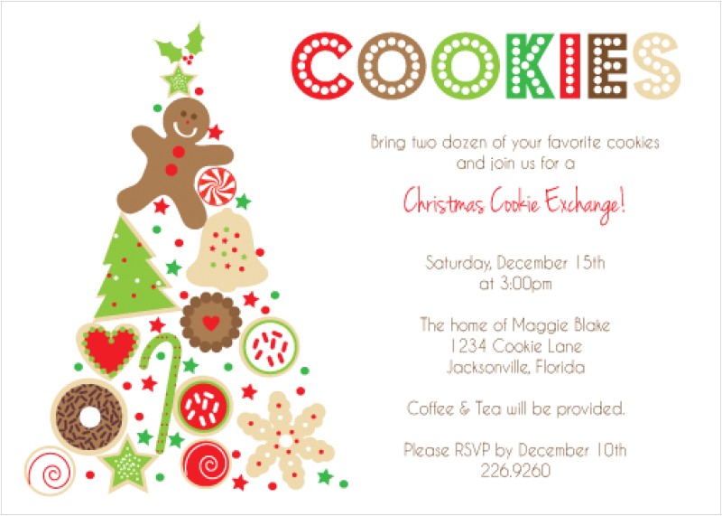 Cookie Swap Party Invitations Cookie Exchange Invitation Templates orderecigsjuice Info