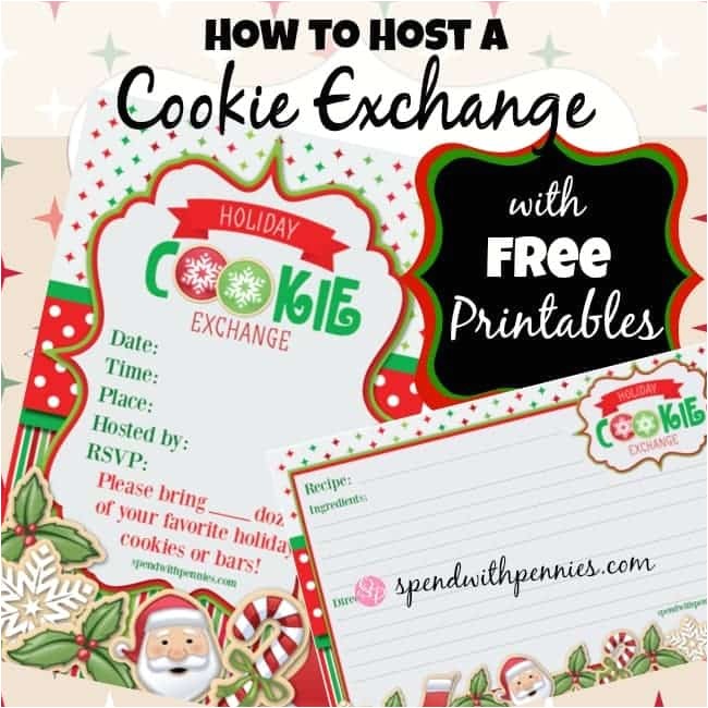 Cookie Swap Party Invitations How to Host A Cookie Exchange Free Printable Invitations