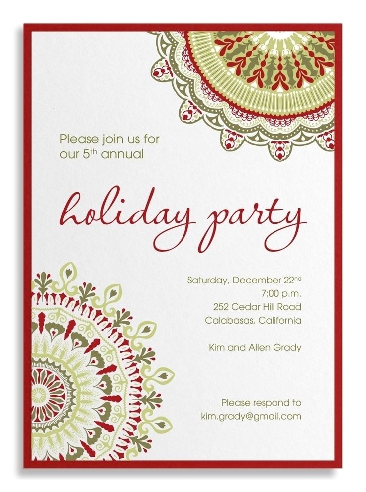 Corporate Christmas Party Invitations Free Templates Corporate Christmas Party Invitation Templates