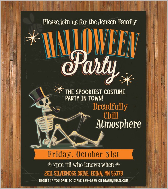 Costume Party Invitation Template 35 Halloween Invitation Free Psd Vector Eps Ai