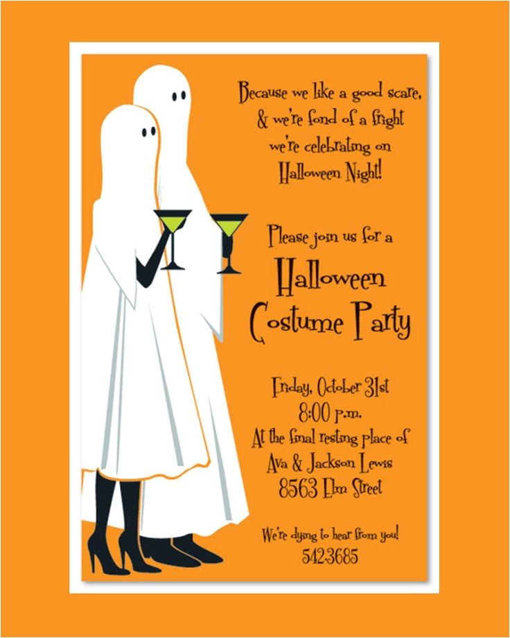 Costume Party Invitation Template 55 Best Seasonal Invitations Images On Pinterest