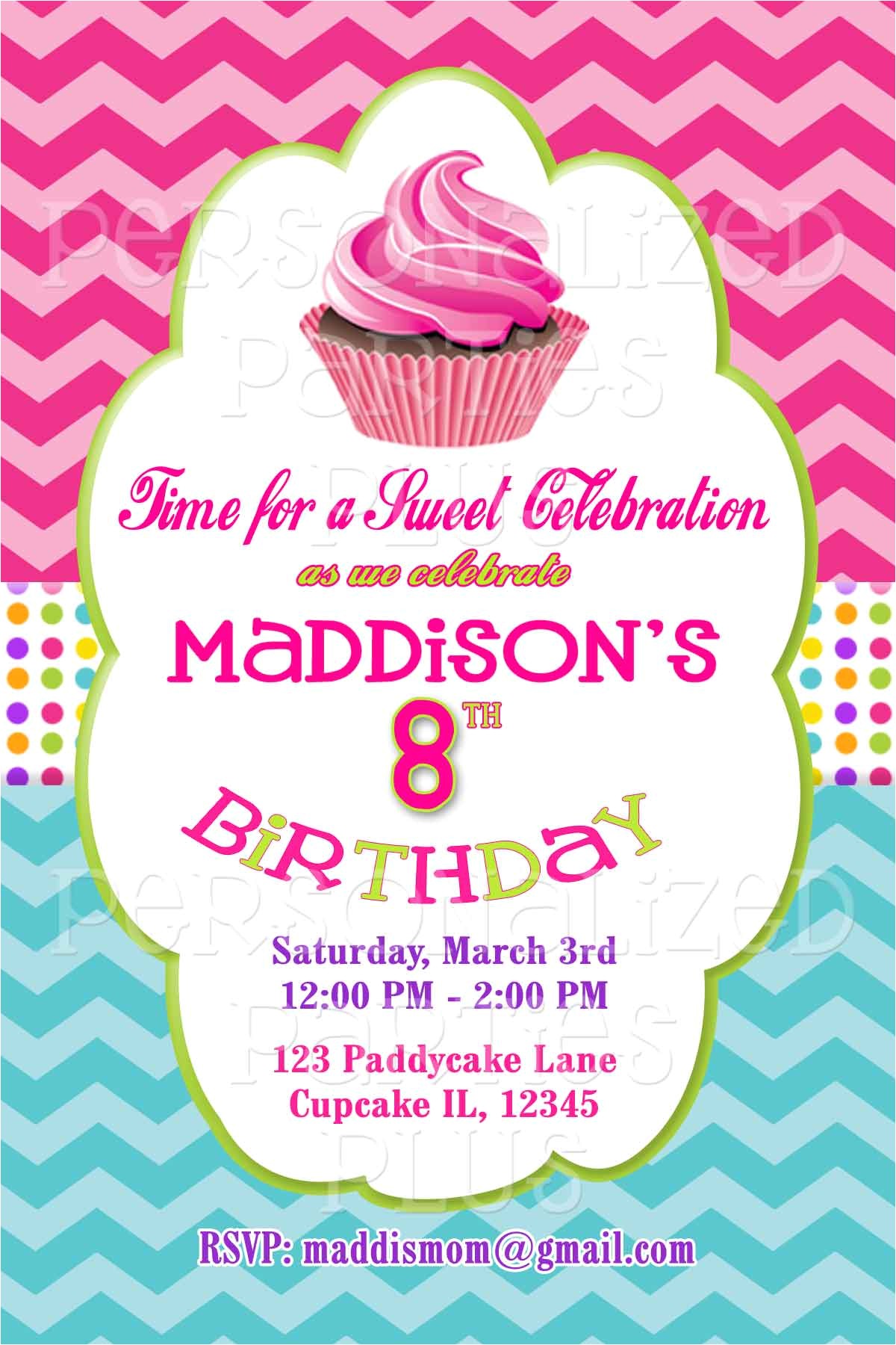 Cupcake Party Invitation Wording Cupcake Birthday Invitations Invitation Librarry
