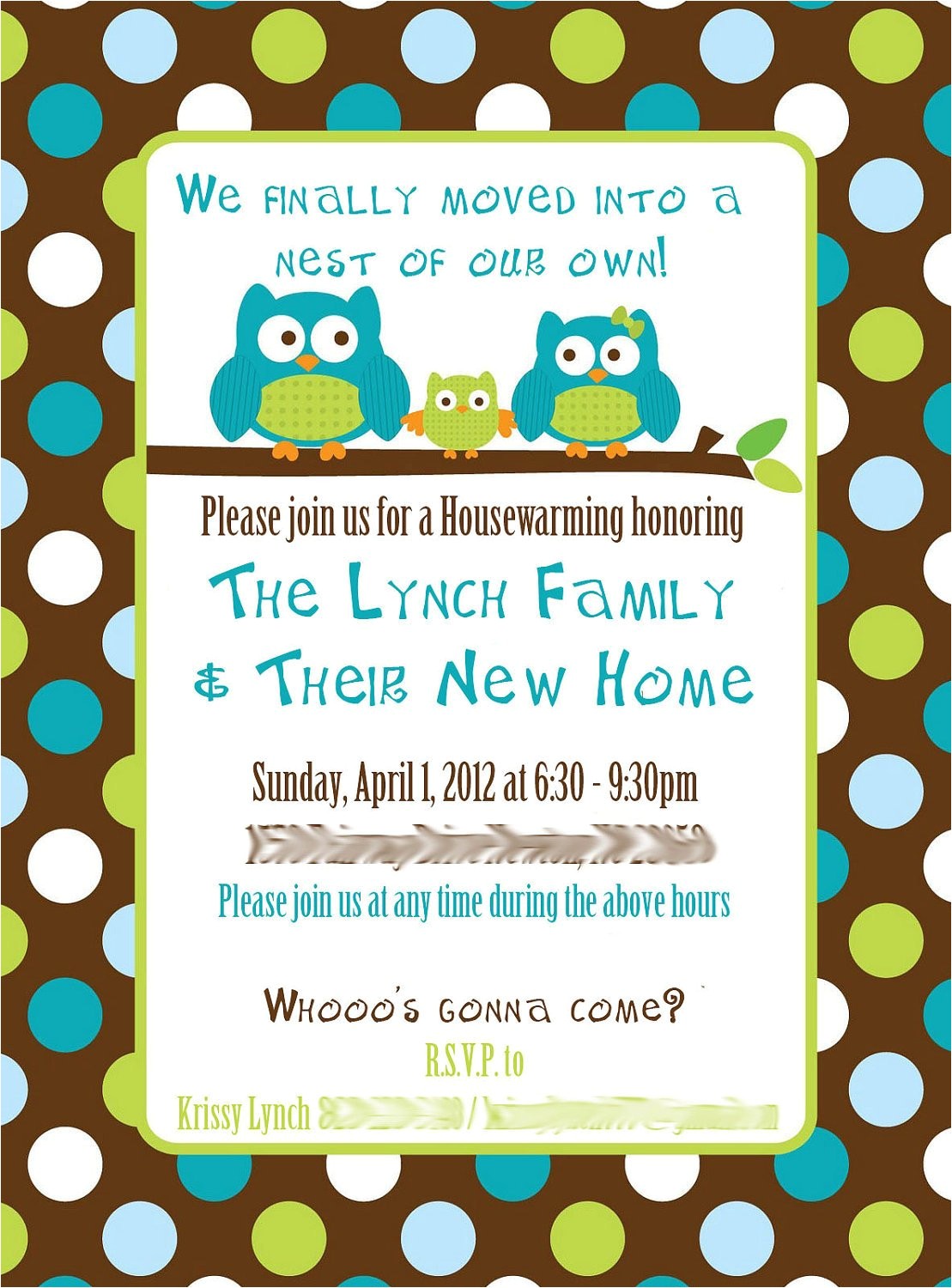 Custom Housewarming Party Invitations Custom Owl Housewarming Invitations