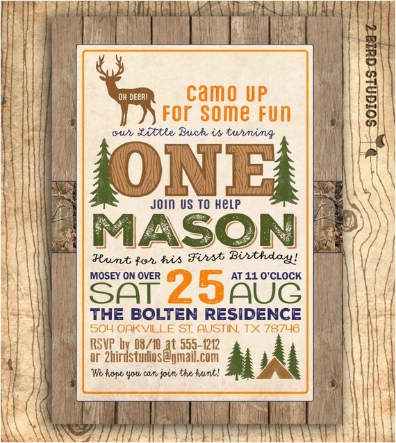 Deer Hunting Birthday Party Invitations Hunting Birthday Invitation Deer Invitation 1st Birthday Deer Hunting Birthday Party Invitations Hunting Birthday Invitation Deer Invitation 1st Birthday