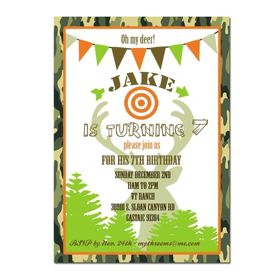 Deer Hunting Birthday Party Invitations Hunting Party Invitation Hunting Birthday by Peachymommy Deer Hunting Birthday Party Invitations Hunting Party Invitation Hunting Birthday by Peachymommy