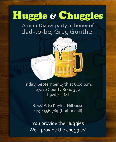 Diaper and Beer Party Invitations Insanely Cute and Amazing Diaper Party Ideas