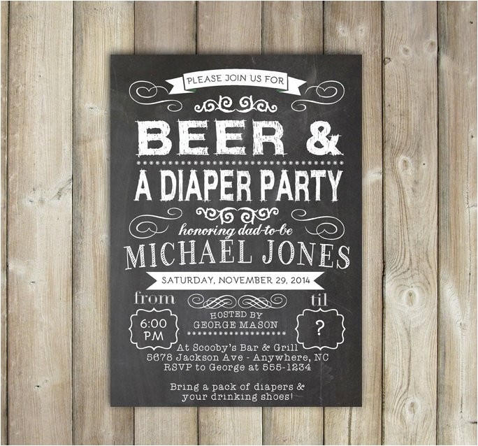Diaper Party Invitations for Men Beer and Diaper Party Invitation Diaper Party Invite for Men Diaper Party Invitations for Men Beer and Diaper Party Invitation Diaper Party Invite for Men