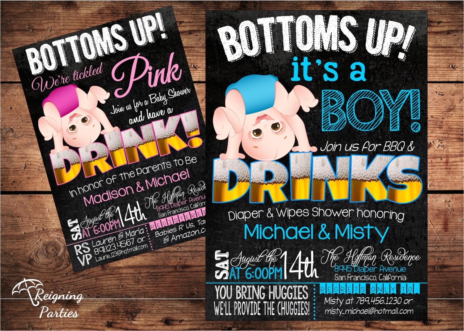 Diaper Party Invitations for Men Bottoms Up Baby Shower Invitation Funny Diaper by Diaper Party Invitations for Men Bottoms Up Baby Shower Invitation Funny Diaper by
