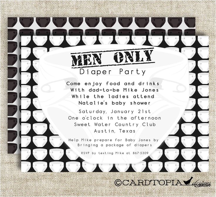 Diaper Party Invitations for Men Diaper Party Men Only Baby Shower Invitations Chuggies Diaper Party Invitations for Men Diaper Party Men Only Baby Shower Invitations Chuggies