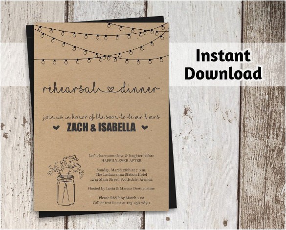 Dinner Party Invitation Templates Free Download Dinner Invitation Template 44 Free Psd Vector Eps Ai