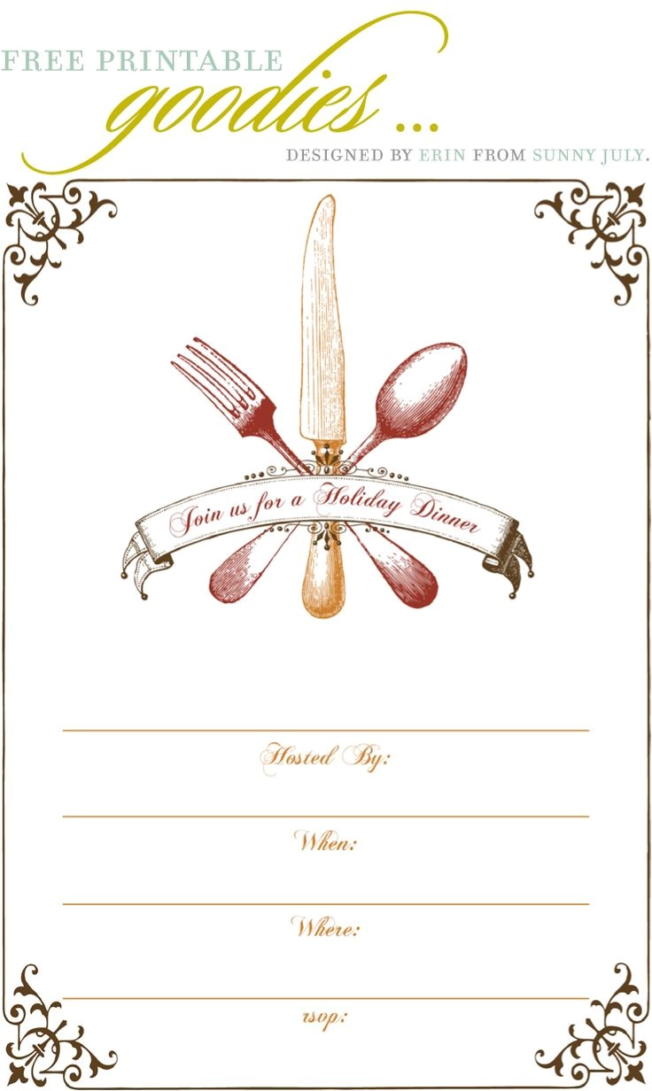 Dinner Party Invitation Templates Free Download Free Dinner Party Invitation Templates Best Party Ideas