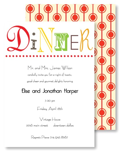 Dinner Party Invite Wording Informal Dinner Party Invitation Wording Cimvitation