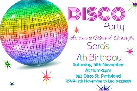 Disco Party Invites Printable 1000 Images About Disco Party On Pinterest 70s Party
