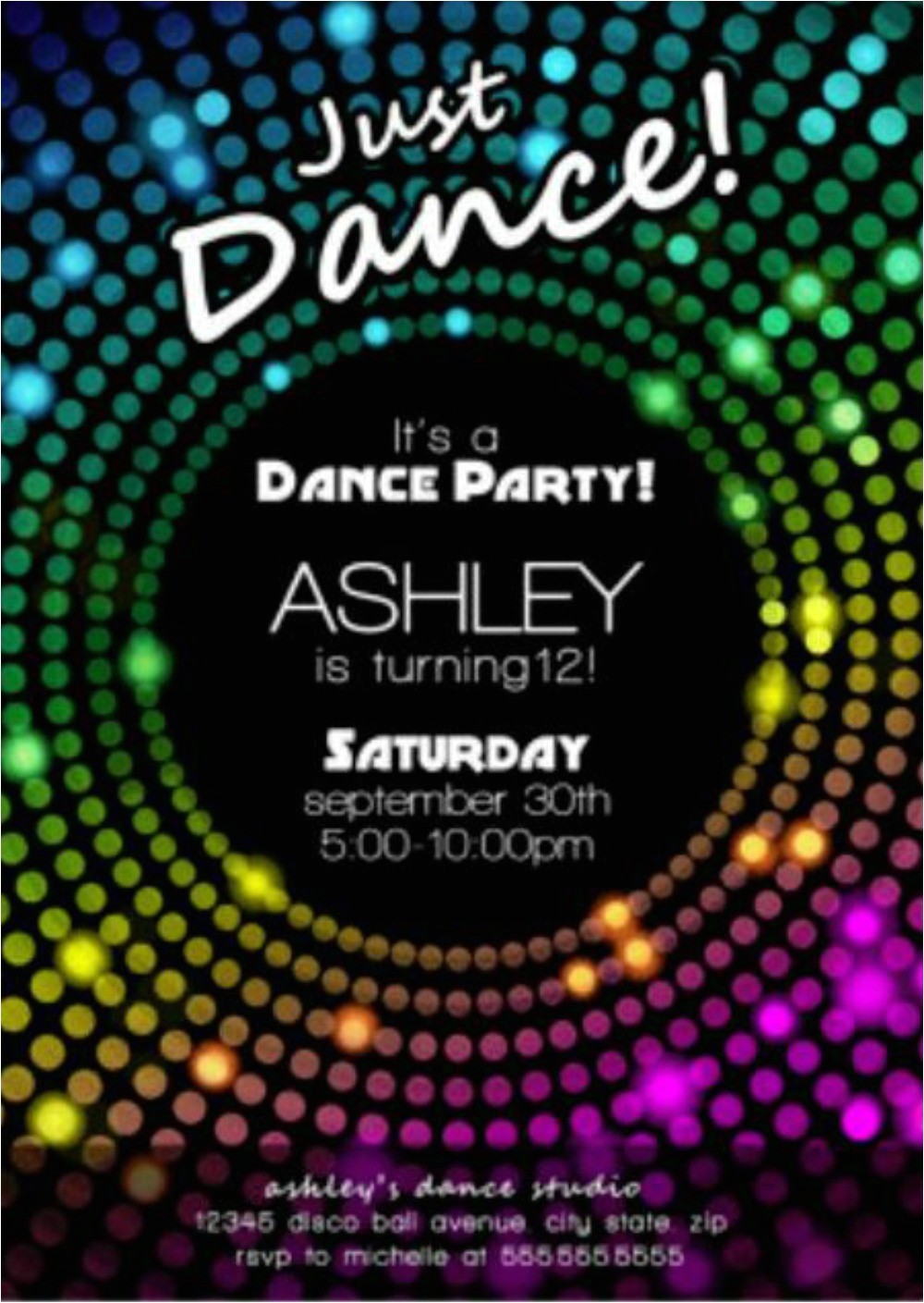 Disco Party Invites Printable Free Disco Party Invitation Encore Kids Parties