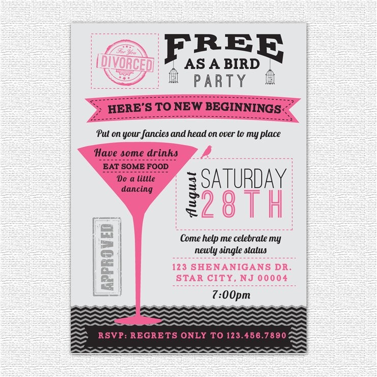 Divorce Party Invite Wording Divorce Party Invitation Newly Single Divorce Party Invite Wording Divorce Party Invitation Newly Single