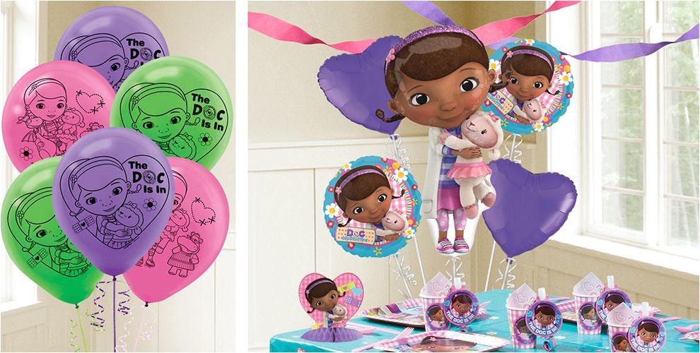 Doc Mcstuffins Invitations Party City Doc Mcstuffins Balloons Party City