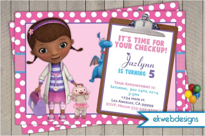 Doc Mcstuffins Invitations Party City Doc Mcstuffins Birthday Invitations Doctor Mcstuffins