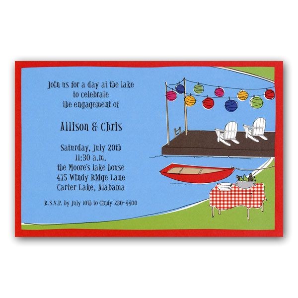 Dock Party Invitations Dock Party Invitations Clearance Paperstyle