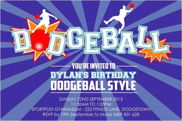 Dodgeball Birthday Party Invitations 1000 Images About Dodgeball Posters Information and