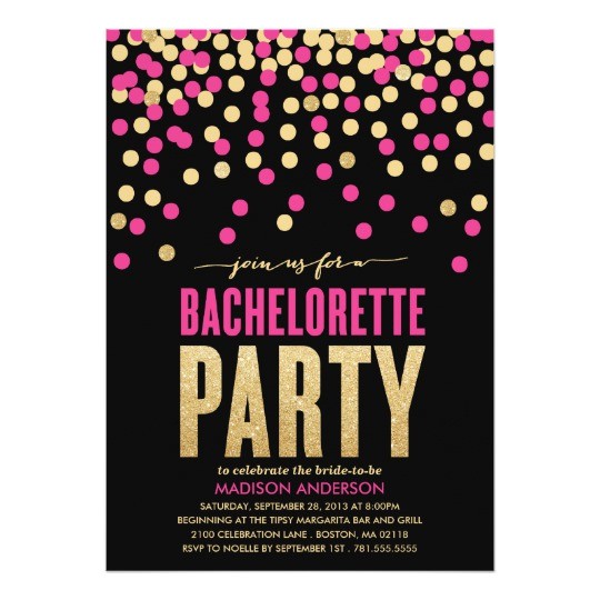 E Invites Bachelorette Party Shimmer Shine Bachelorette Party Invitation Zazzle Com