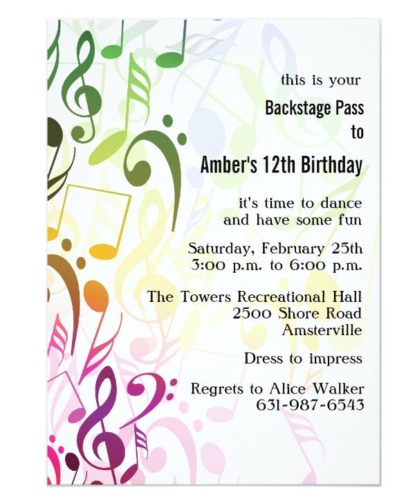 Email Party Invitations with Music 43 event Invitation Templates Psd Ai Free Premium