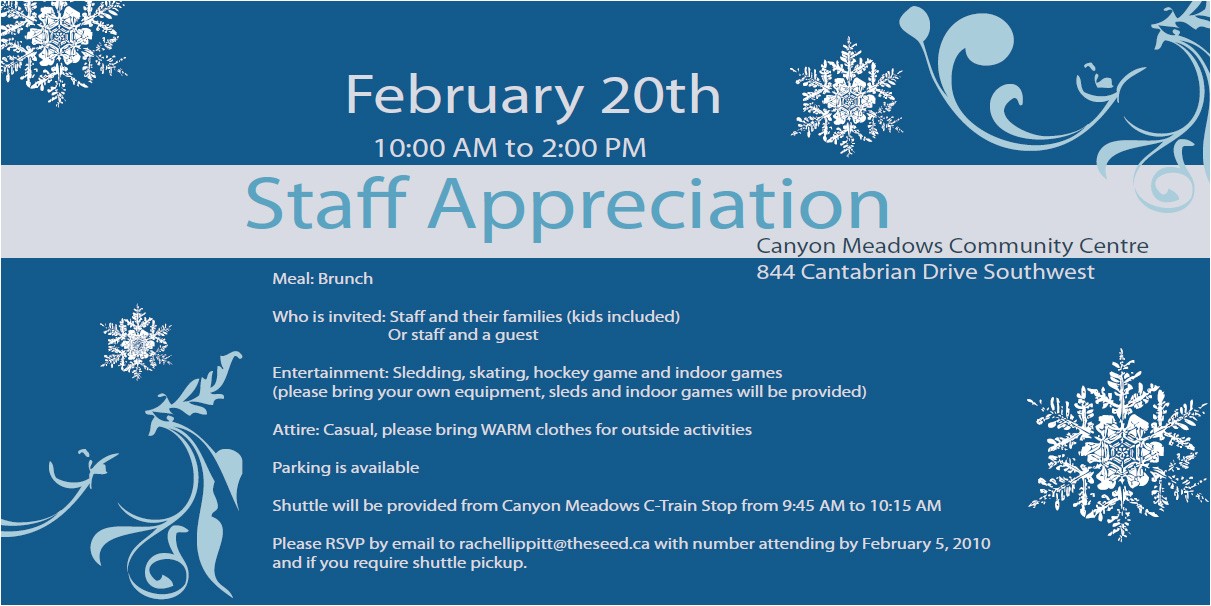 Employee Appreciation Party Invitation Staff Appreciation Invite by Edartgeek On Deviantart