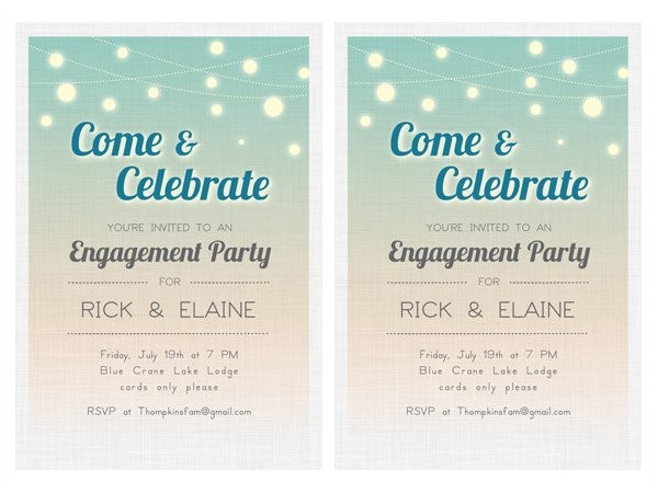 Engagement Party Invitations Online Free 20 Free Engagement Invitations Free Psd Vector Ai Eps