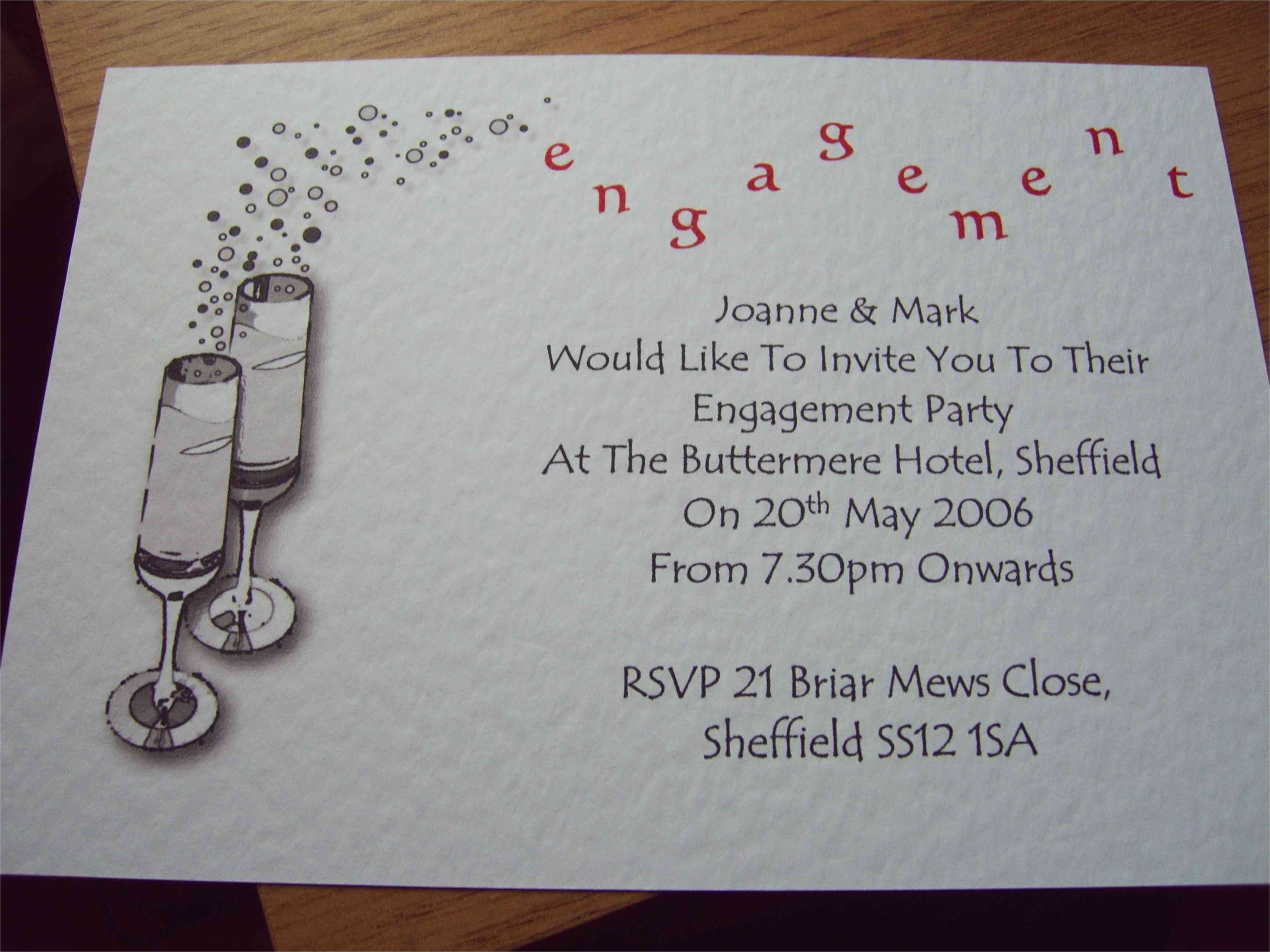 Engagement Party Invitations Online Free Engagement Invitation Cards Template Resume Builder