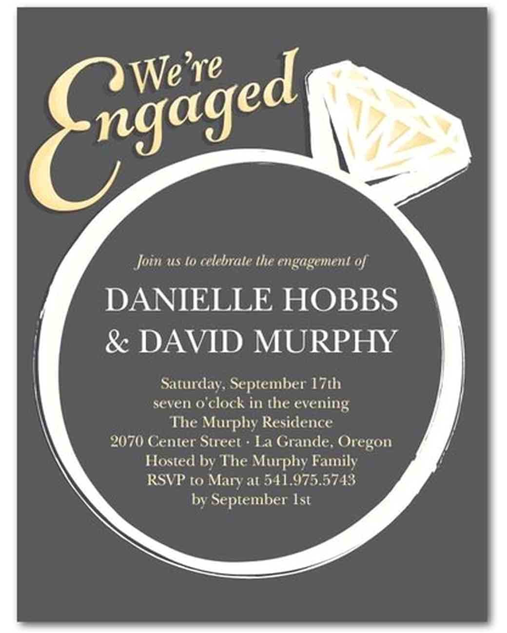 Engagment Party Invites 15 Engagement Party Invitations Martha Stewart Weddings