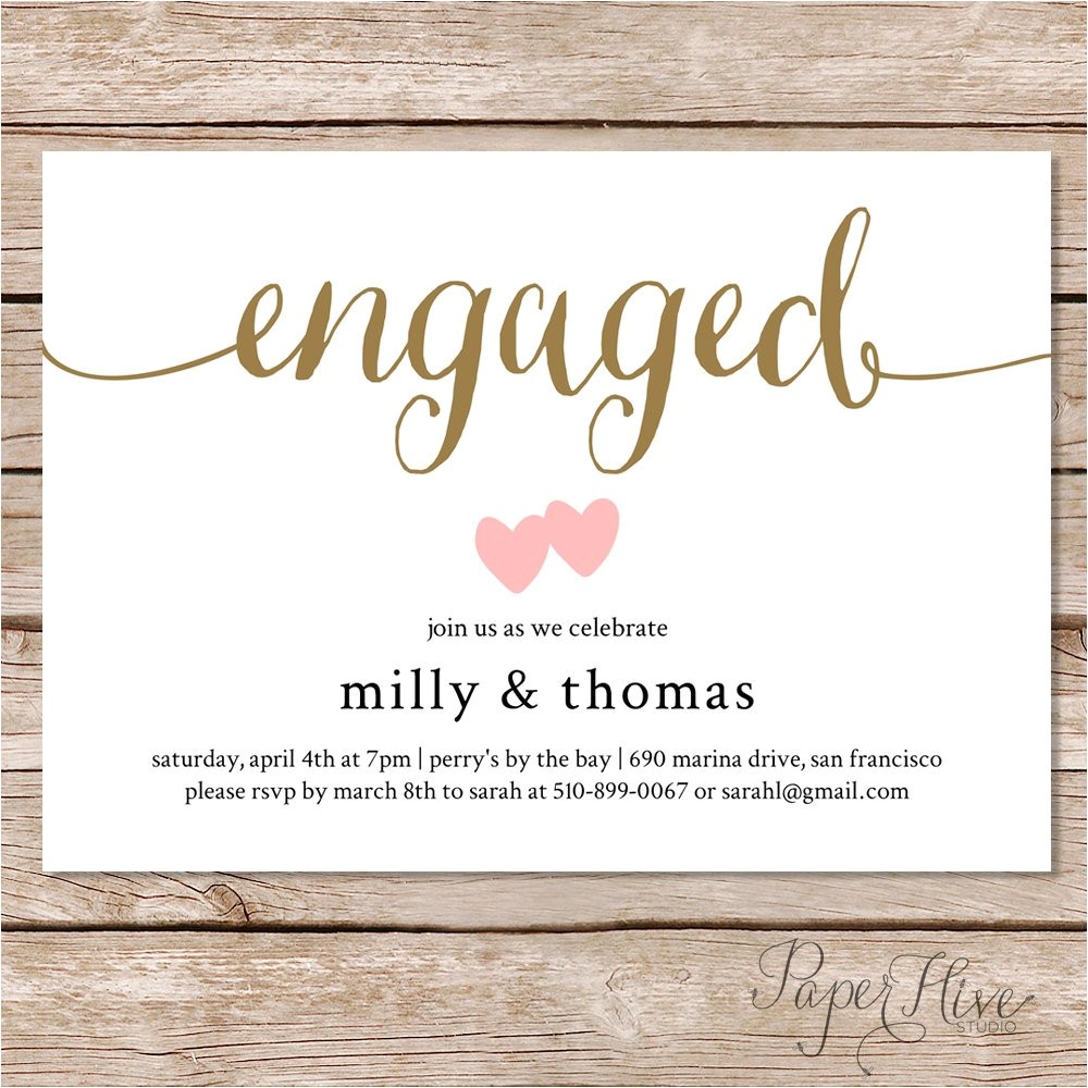 Engagment Party Invites Engagement Party Invitation Engagement Party Invite