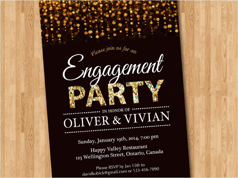 Etsy Engagement Party Invites Engagement Party Invitations Etsy Oxsvitation Com