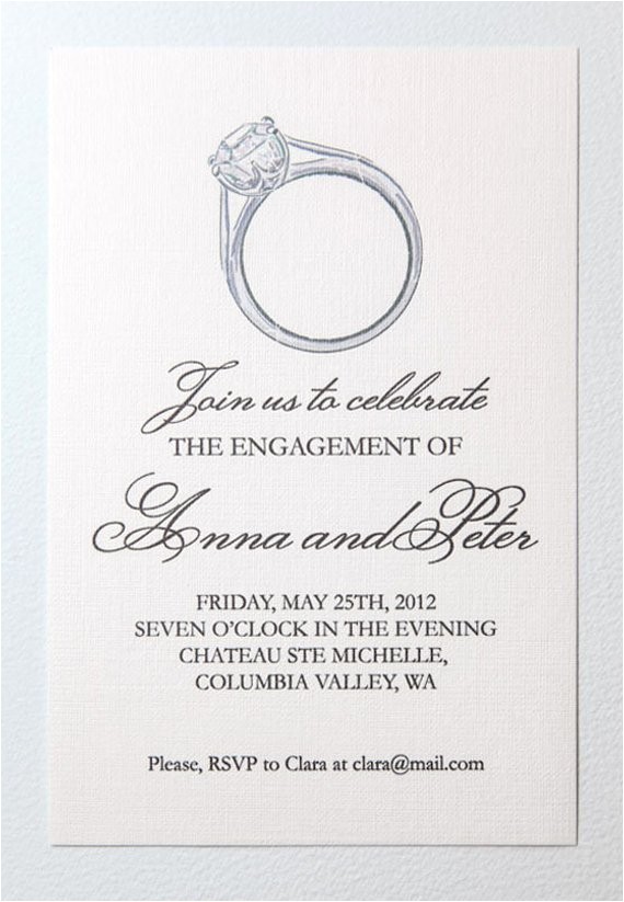 Etsy Engagement Party Invites Items Similar to Printable Engagement Party Invitation On Etsy
