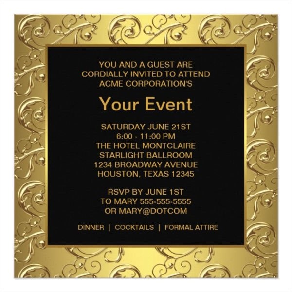 Event Photo Cards Party Invitations 13 Corporate Invitation Cards Psd Ai Vector Eps
