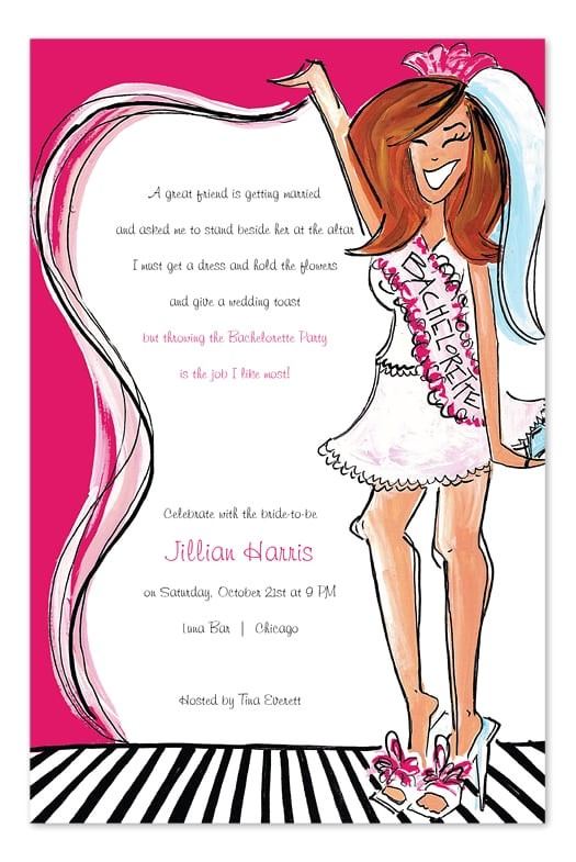 Examples Of Bachelorette Party Invitation Wording Free Bachelorette Party Invitation Template Word