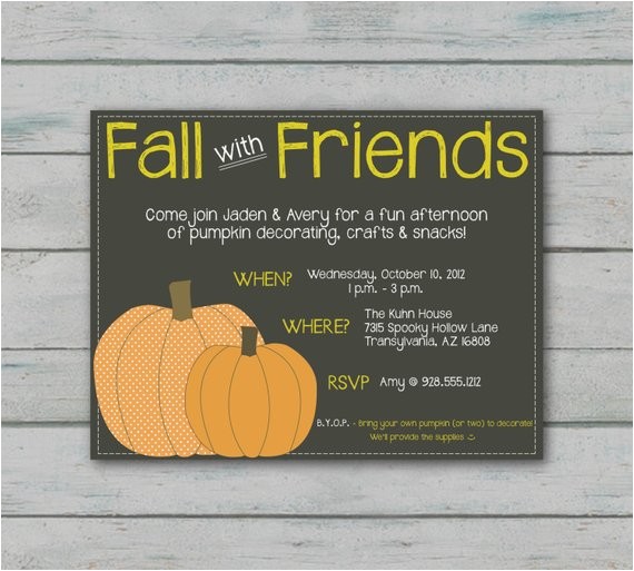 Fall Party Invites Fall Party Invitation Fall Party Invites Fall Party Invitation