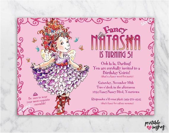 Fancy Nancy Tea Party Invitations Best 20 Fancy Nancy Ideas On Pinterest Fancy Birthday